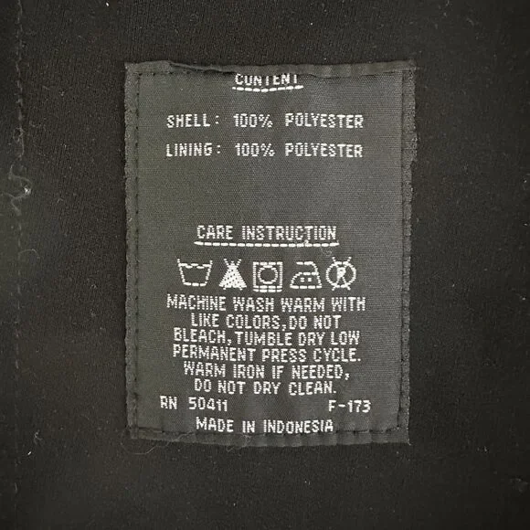 FLEET STREET Coat Women 14 P Black Trench Vintage Overcoat Removable Zip Lining - Picture 13 of 15